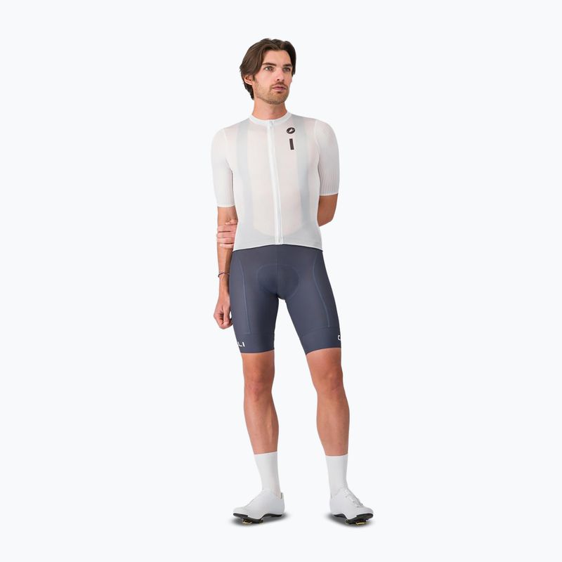 Футболка велосипедна чоловіча Castelli Drittone Logo white/black 2