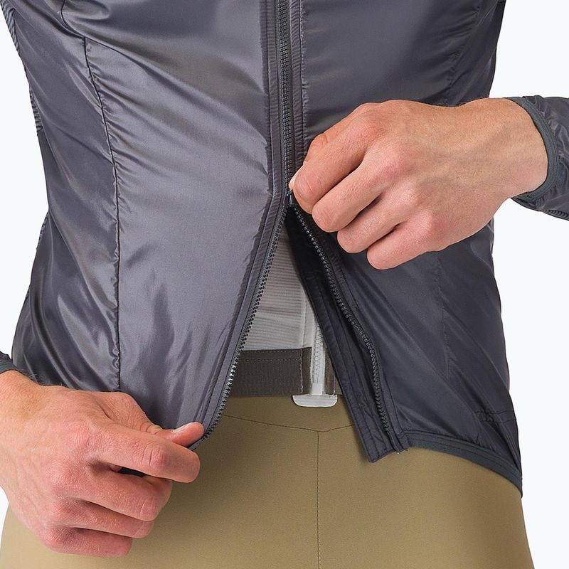 Куртка велосипедна чоловіча Castelli Aria Shell 2 dark gray 5