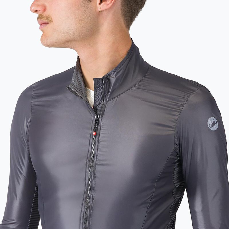 Куртка велосипедна чоловіча Castelli Aria Shell 2 silver gray/dark gray 3