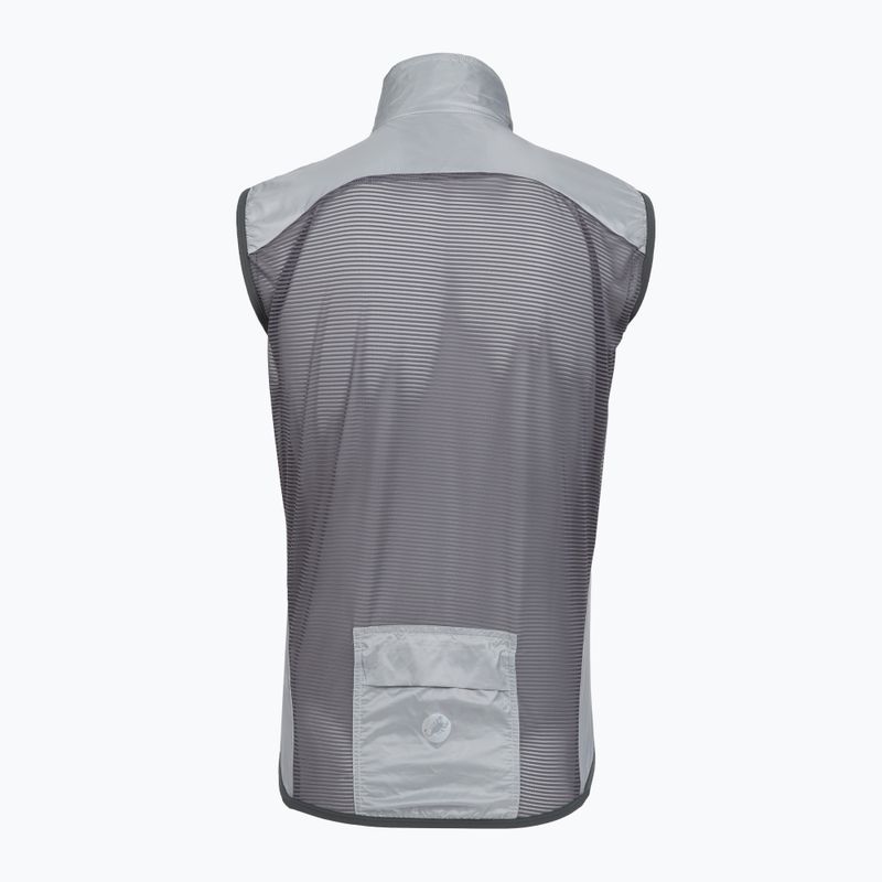 Жилет велосипедний чоловічий Castelli Aria Shell 2 silver gray/dark gray 2