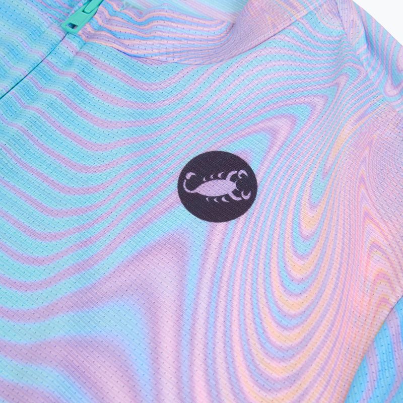 Футболка велосипедна жіноча Castelli Cosmic Vortex multicolor pink green 3