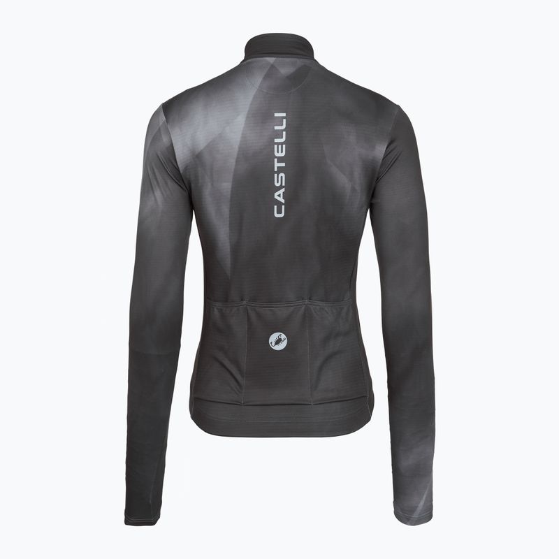 Лонгслів велосипедний жіночий Castelli Prismatic Thermal Jersey smoky gray 2