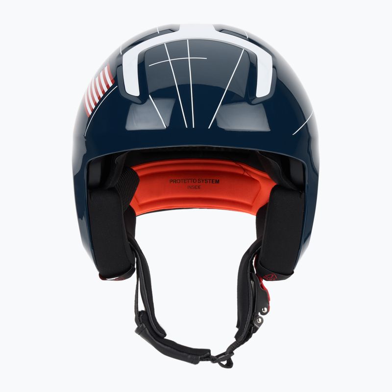 Шолом гірськолижний Briko Vulcano 2.0 USA Mips shiny blue/white/cardinal red 2