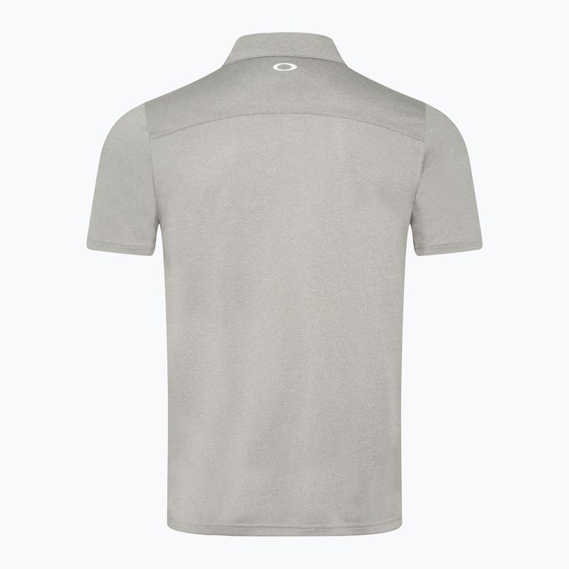 Футболка поло чоловіча Oakley B1B Polo Shirt stone gray heather 2