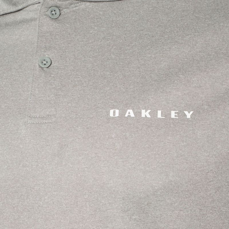 Футболка поло чоловіча Oakley B1B Polo Shirt stone gray heather 3