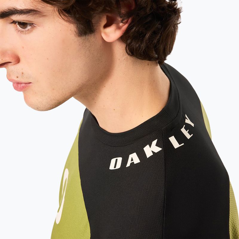 Чоловічий велосипедний лонгслів Oakley Free Ride RC з папороттю 7
