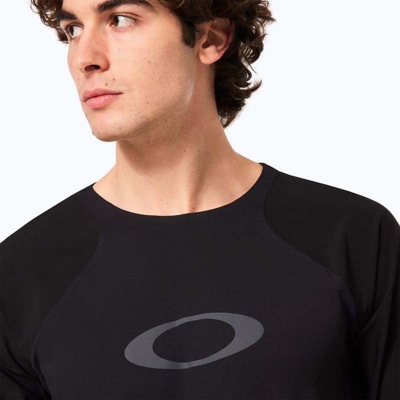 Чоловічий велосипедний лонгслів Oakley Seeker Airline blackout чоловічий 6