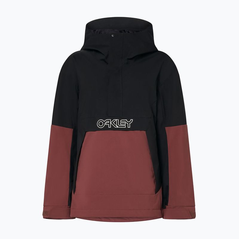 Жіноча сноубордична куртка Oakley WMNS TNP TBT Isulated Anorak blakout/grenache 10