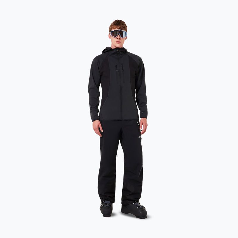 Кофта для сноуборду чоловіча Oakley Drift Tech Fleece Hoodie blackout 2