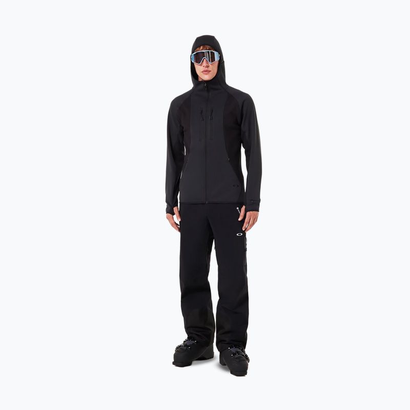 Кофта для сноуборду чоловіча Oakley Drift Tech Fleece Hoodie blackout 4