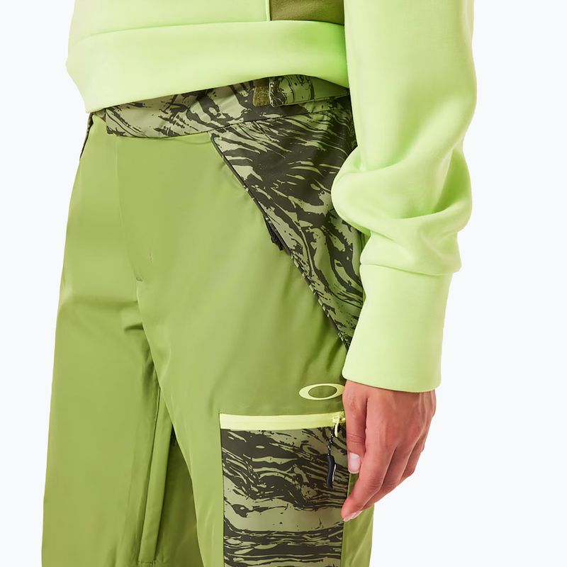 Штани гірськолижні жіночі Oakley Tc Juno Reduct Shell Pant 2.0 duality swirl dbl green 5