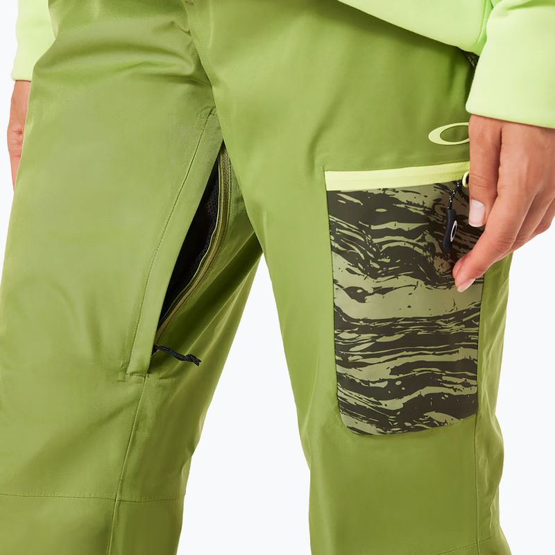 Штани гірськолижні жіночі Oakley Tc Juno Reduct Shell Pant 2.0 duality swirl dbl green 6