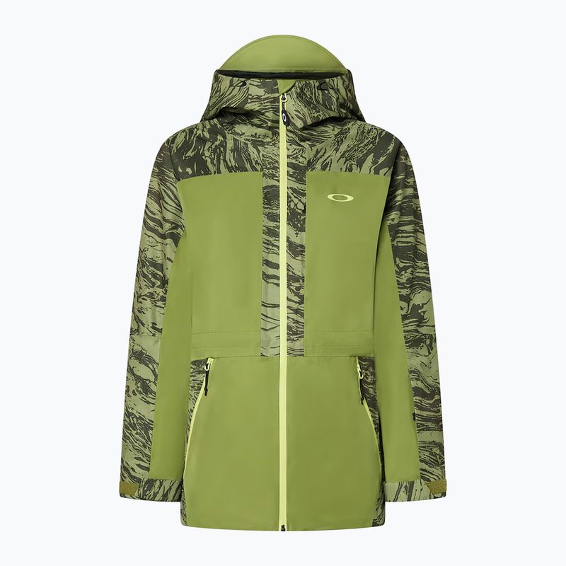 Куртка лижна жіноча Oakley Tc Juno Reduct Shell Jacket 2.0 duality swirl dbl green 9