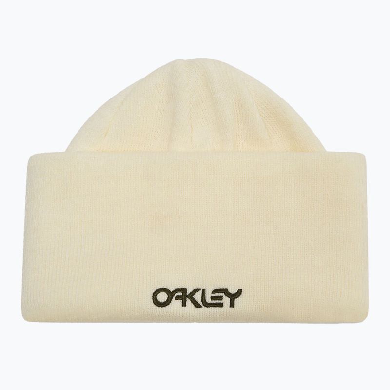 Зимова шапка Oakley B1B Logo Beanie арктична біла 2