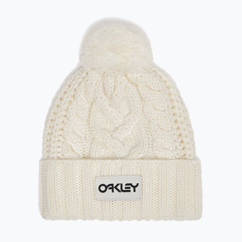 Шапка зимова Oakley Harper Pom Beanie arctic white/blackout