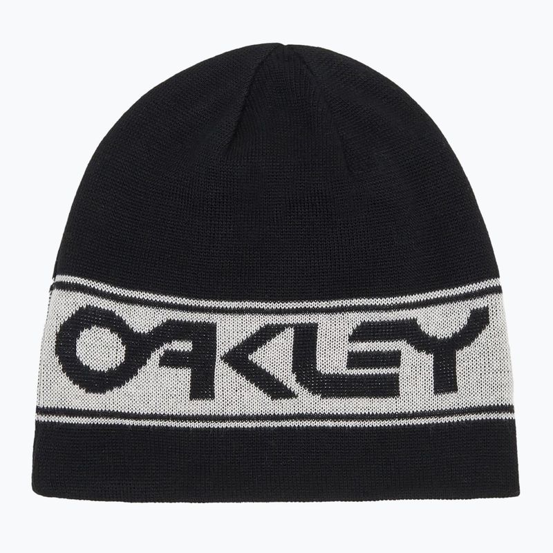 Зимова шапка Oakley TNP двостороння затемнена/біла
