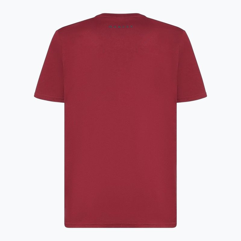 Футболка чоловіча Oakley Bark Ellipse Tee iron red 2