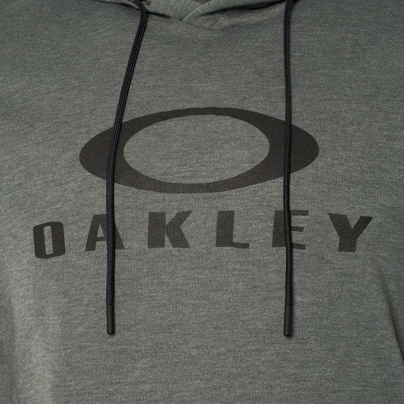 Кофта чоловіча Oakley Bark Fleece Hoodie new athletic grey 3