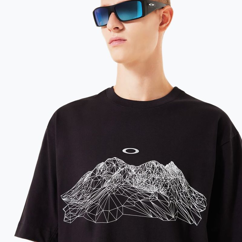 Футболка чоловіча Oakley Wired Mtn Scape Tee blackout 4