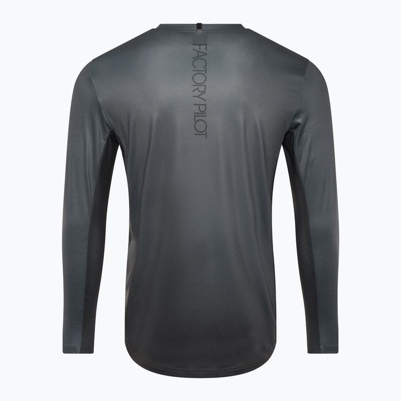 Лонгслів велосипедний чоловічий Oakley Maven Coast 2.0 LS gradient black grey 2