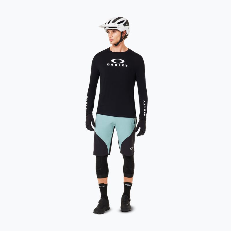 Лонгслів велосипедний чоловічий Oakley Seeker Flow LS02E blackout 2