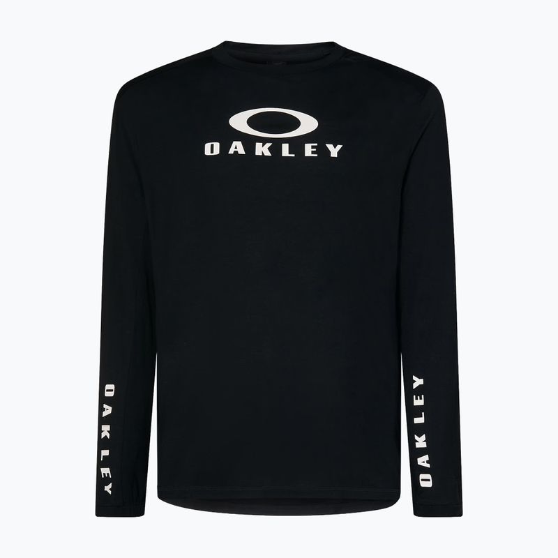 Лонгслів велосипедний чоловічий Oakley Seeker Flow LS02E blackout 7