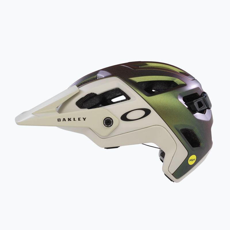 Шолом велосипедний Oakley Drt5 Maven EU satin mist silver/green colorshift 4