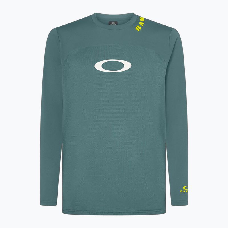 Лонгслів велосипедний чоловічий Oakley Free Ride RC pacific