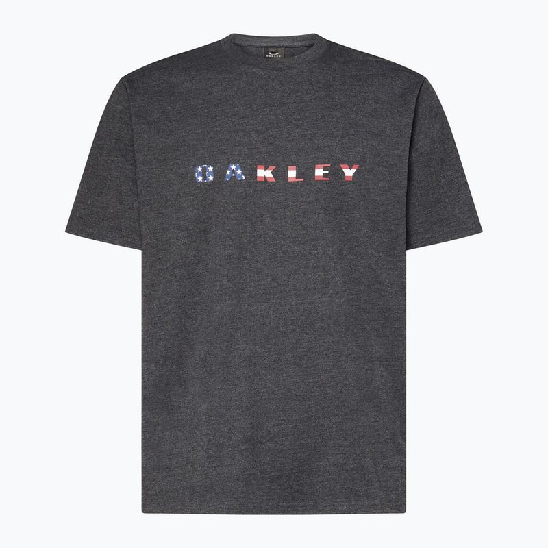 Футболка чоловіча Oakley Bf Oakley Bark Tee dark grey hthr