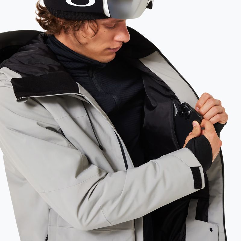Куртка гірськолижна чоловіча Oakley Canopy Insulated cement 10