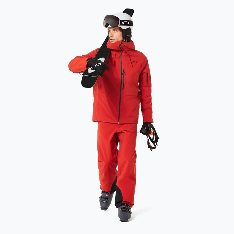 Штани гірськолижні чоловічі Oakley Canopy Insulated flame red 2