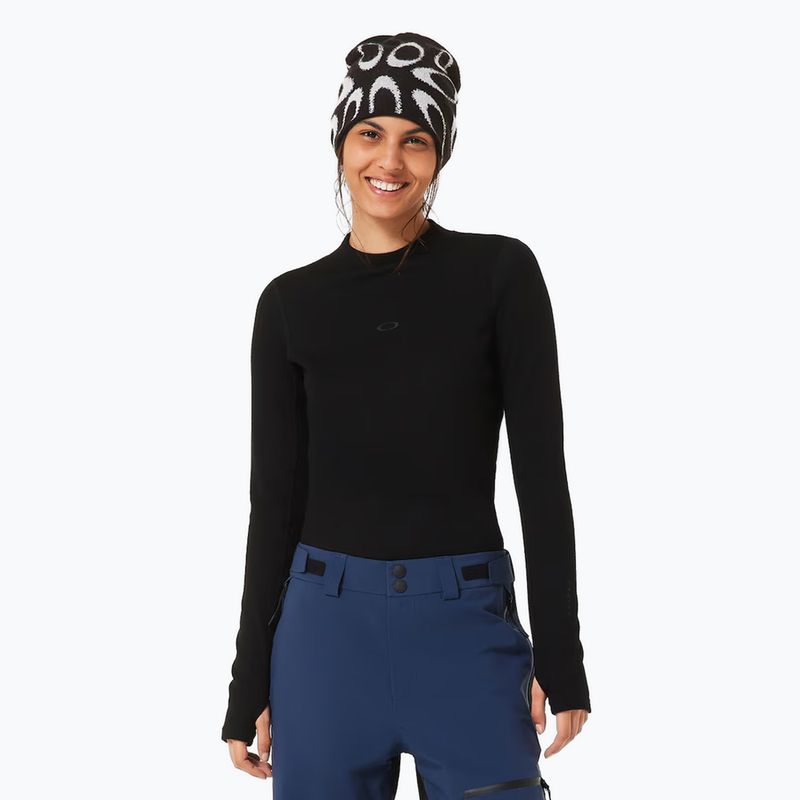 Жіноча термоактивна кофта Oakley Spruce Wool Base Layer blackout