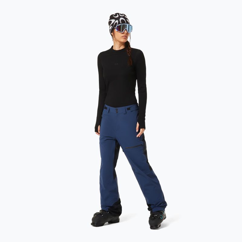 Лонгслів термічний жіночий Oakley Spruce Wool Base Layer blackout 2