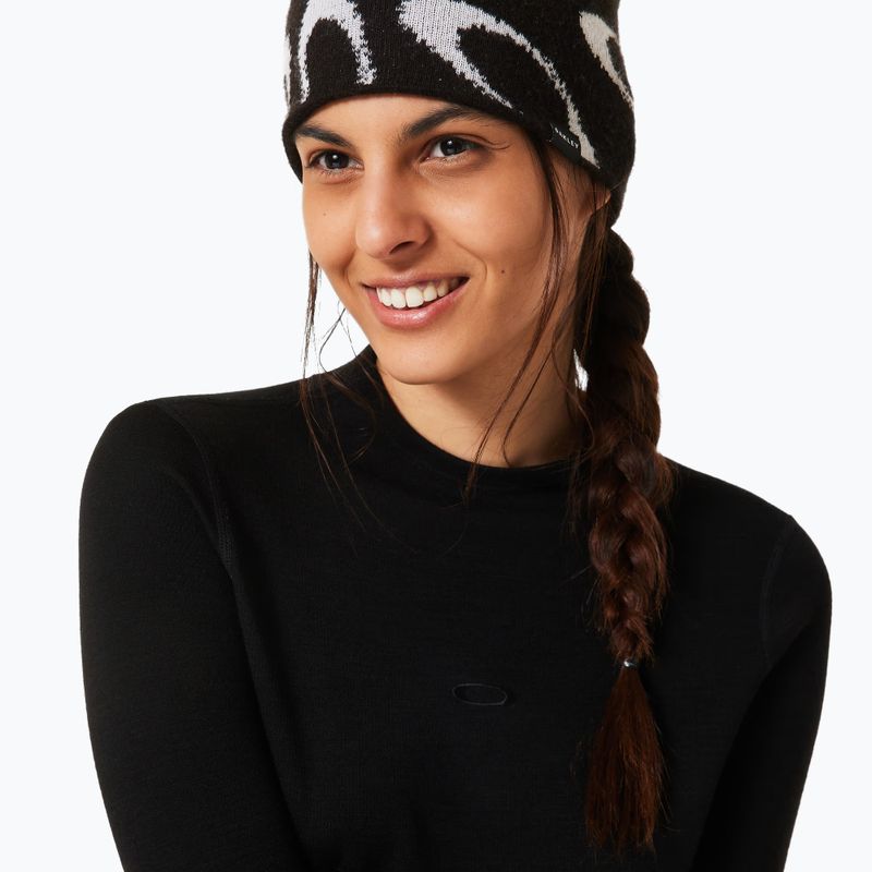 Лонгслів термічний жіночий Oakley Spruce Wool Base Layer blackout 5
