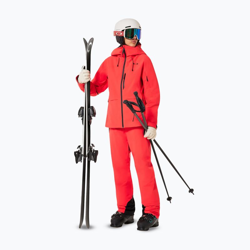 Куртка гірськолижна жіноча Oakley Canopy Insulated hibiscus red 2