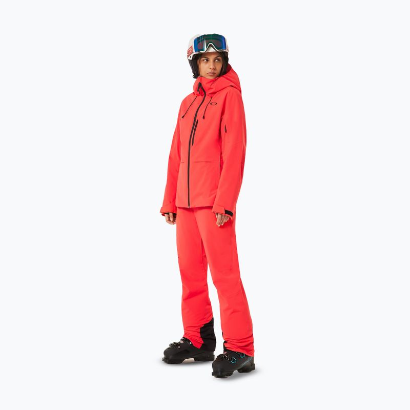 Куртка гірськолижна жіноча Oakley Canopy Insulated hibiscus red 3