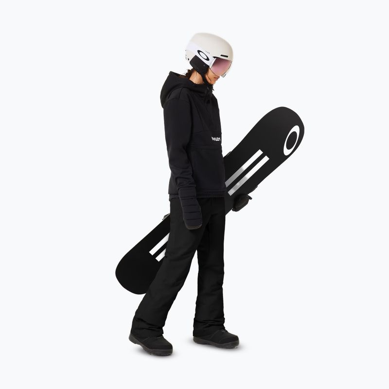 Кофта софтшел жіноча Oakley TNP Nose Grab Softshell Hoodie blackout/white 2