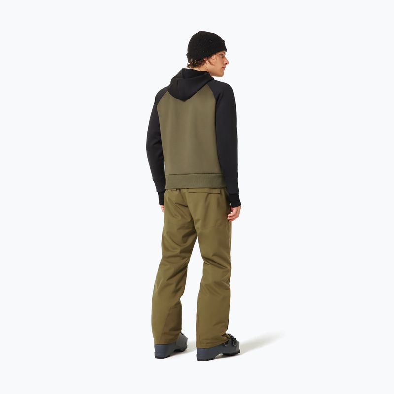 Чоловіча худі для сноуборду Oakley Sierra DWR Fleece Hoody 2.0 army green 3