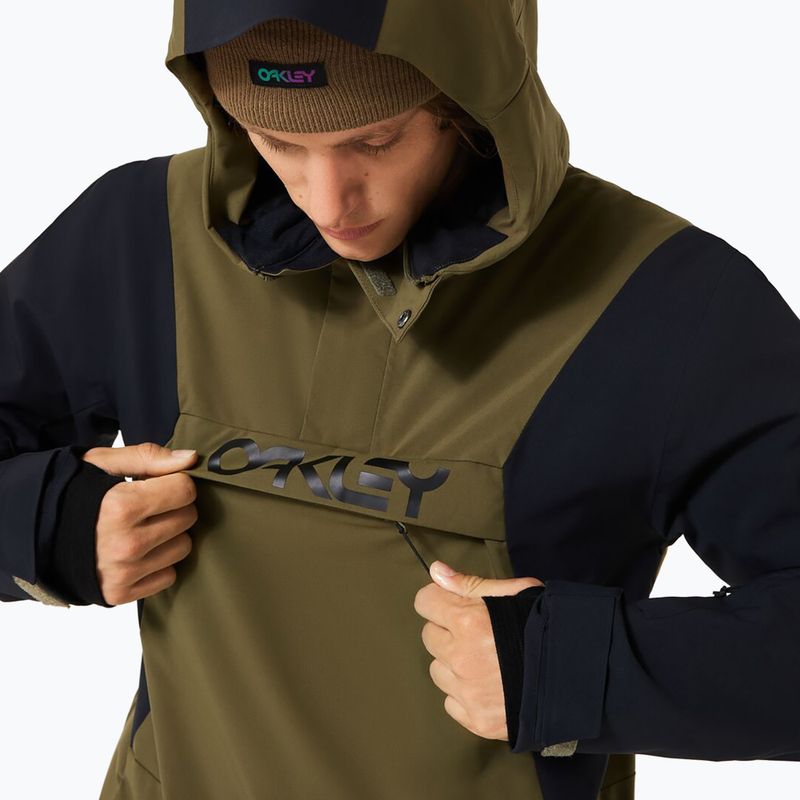 Куртка для сноуборду чоловіча Oakley TNP TBT Isulated Anorak army green 4