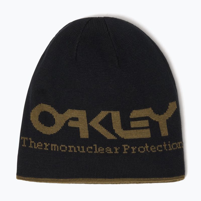Шапка зимова Oakley Tnp Reversible Beanie 68S army green 3