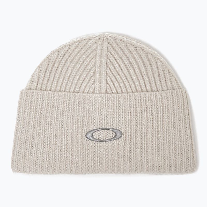 Шапка зимова Oakley Ellipse Ribbed Beanie mist/cement