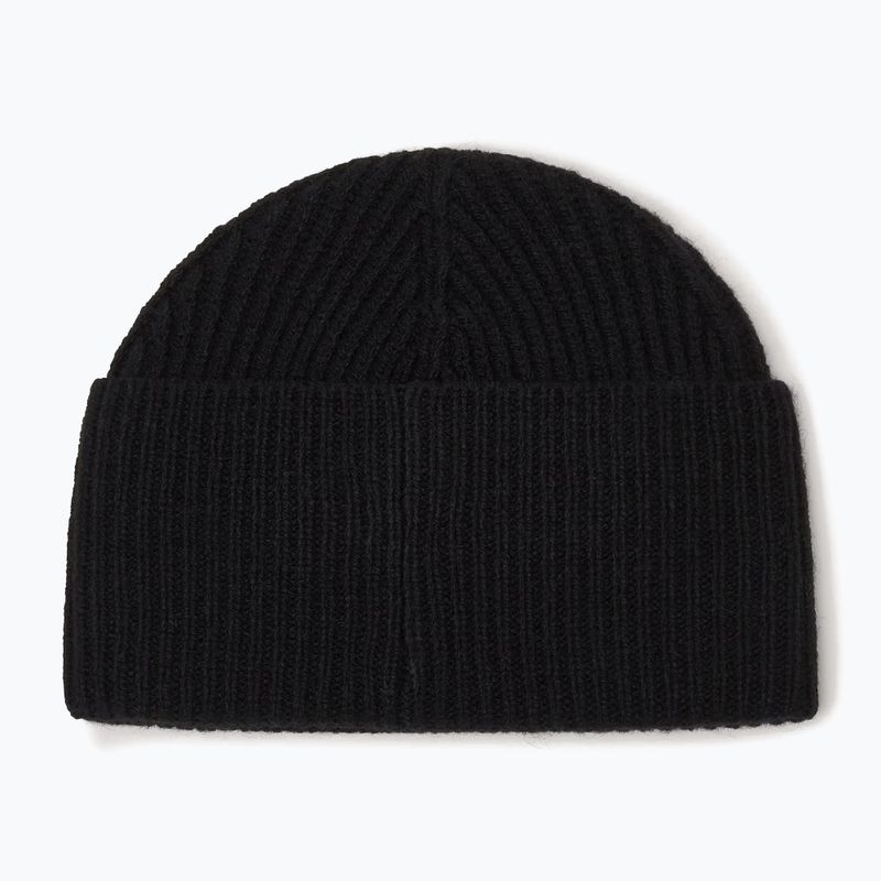 Шапка зимова Oakley Ellipse Ribbed Beanie blackout 2
