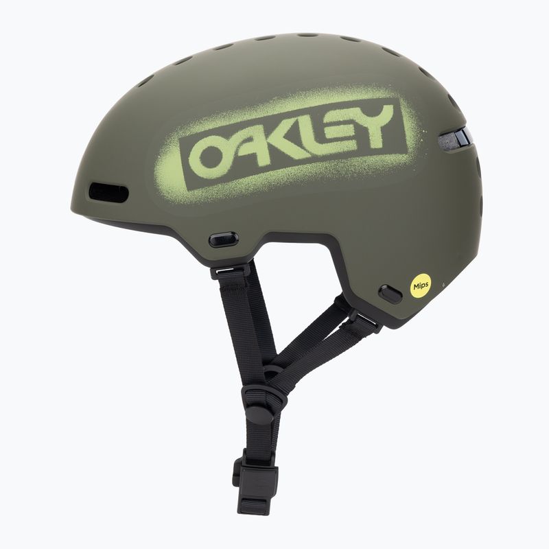 Шолом Oakley Street1 EU matte dark brush stencil 3