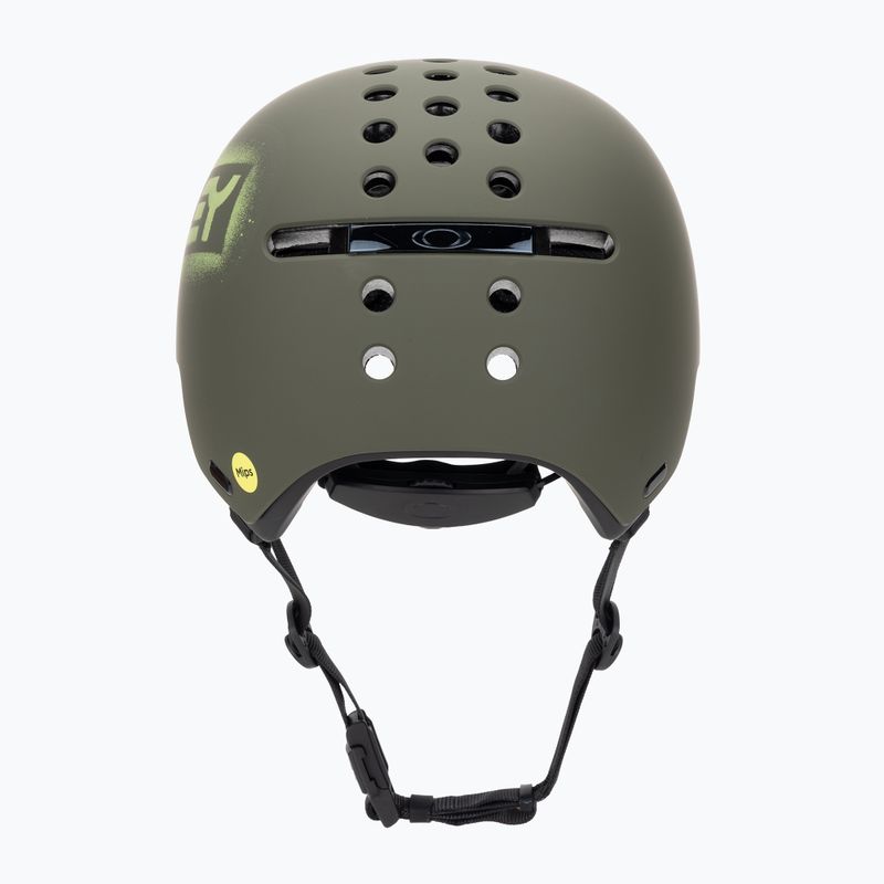 Шолом Oakley Street1 EU matte dark brush stencil 4