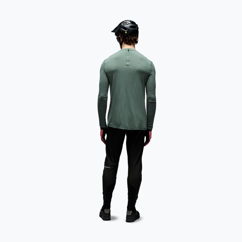 Лонгслів велосипедний чоловічий Oakley Seeker Flow LS74O aviator green 3
