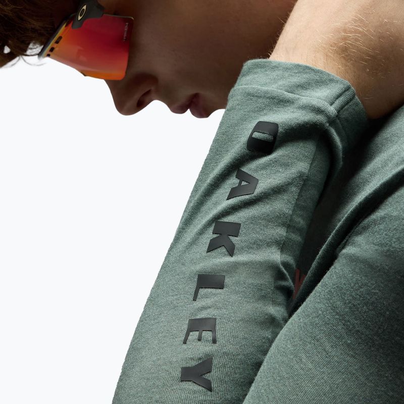 Лонгслів велосипедний чоловічий Oakley Seeker Flow LS74O aviator green 4