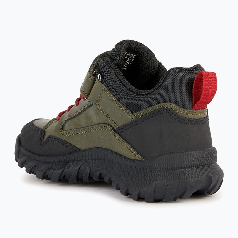 Черевики дитячі Geox Simbyos Abx dark green/red 9