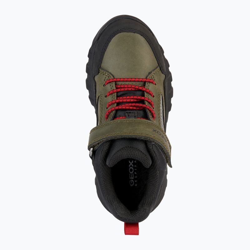 Черевики дитячі Geox Simbyos Abx dark green/red 11