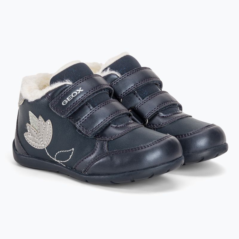 Черевики дитячі гeox Elthan navy/dark silver 4