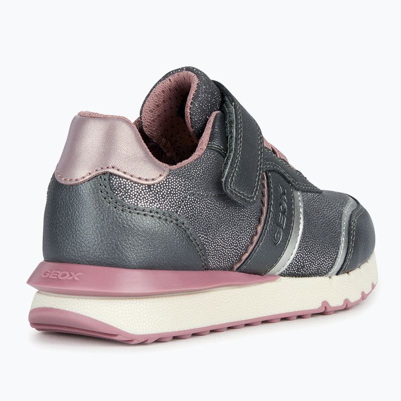 Черевики дитячі гeox Fastics гrey/old rose 10